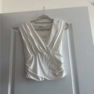A&F Ruched V-Neck Top
